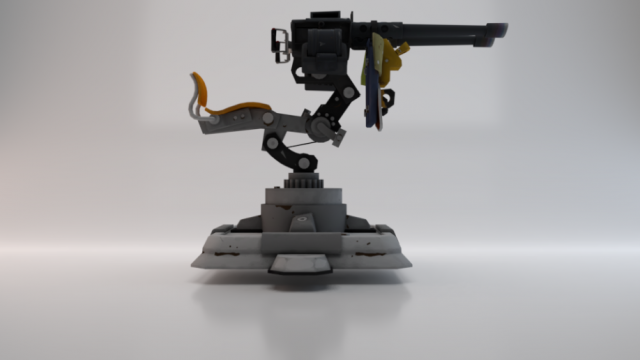 Turret Modello 3D .c4d .max .obj .3ds .fbx .stl .blend 