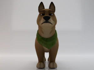 3D狗 3D 模型