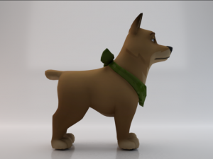 3D Dog Modèle 3D