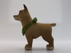 3D Dog Modèle 3D