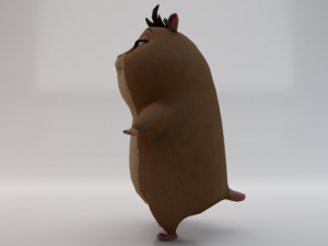 Hamster 3D Model