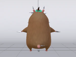 Hamster 3D Model