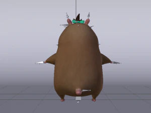 Hamster 3D Model