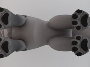 3D Wolf 3Dモデル