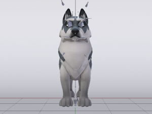 3D Wolf 3Dモデル