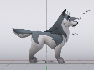3D Wolf 3Dモデル