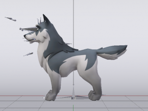 3D Wolf 3Dモデル
