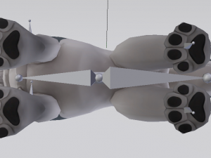 3D Wolf 3Dモデル