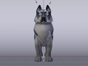 3D Wolf 3Dモデル