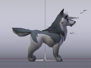 3D Wolf 3Dモデル