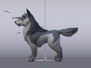 3D Wolf 3Dモデル