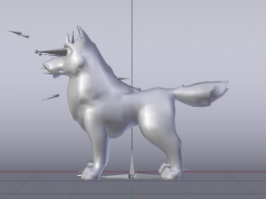 3D Wolf 3Dモデル
