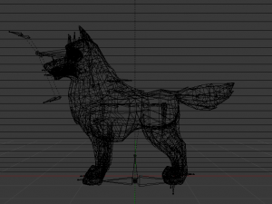 3D Wolf 3Dモデル