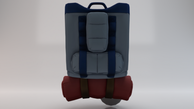 Backpack 3D Model .c4d .max .obj .3ds .fbx .stl .blend 
