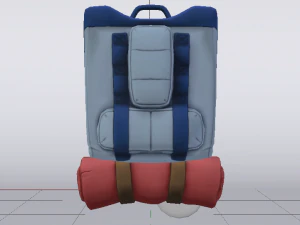 배낭 3D 모델