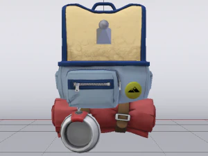배낭 3D 모델