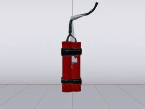 Dynamite 3D Model