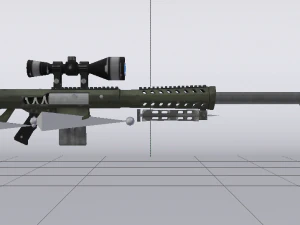 Heavy Sniper Rifle 3D Model