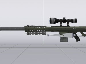 Heavy Sniper Rifle 3Dモデル