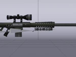 Heavy Sniper Rifle 3D Model
