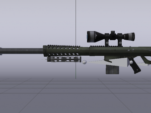 Heavy Sniper Rifle 3Dモデル