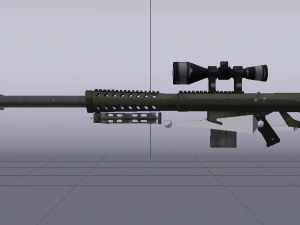 Heavy Sniper Rifle 3D Model