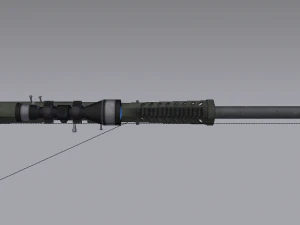 Heavy Sniper Rifle 3D Model