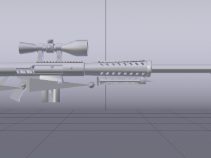 Heavy Sniper Rifle 3Dモデル