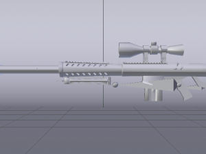 Heavy Sniper Rifle 3Dモデル