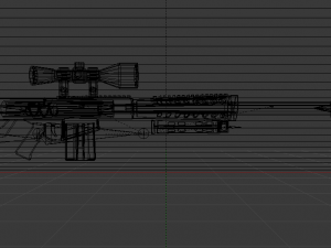 Heavy Sniper Rifle 3Dモデル