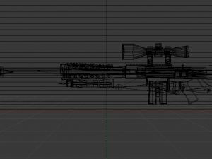Heavy Sniper Rifle 3Dモデル