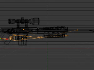 Heavy Sniper Rifle 3D Model