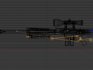 Heavy Sniper Rifle 3Dモデル