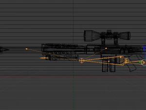 Heavy Sniper Rifle 3D Model