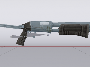Pump Shotgun 3D Model