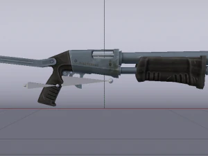 Pump Shotgun 3D Model
