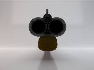 Double Barrel Shotgun 3D Modell