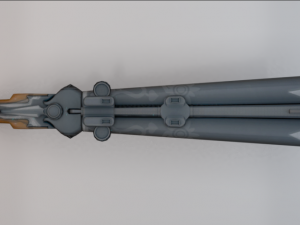 Double Barrel Shotgun 3D Modell