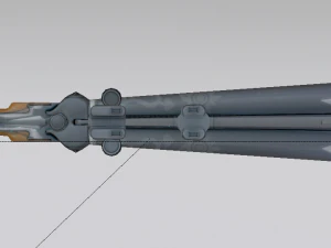 Double Barrel Shotgun 3D Model