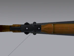 Double Barrel Shotgun 3D Model