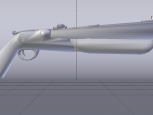 Double Barrel Shotgun 3D Modell
