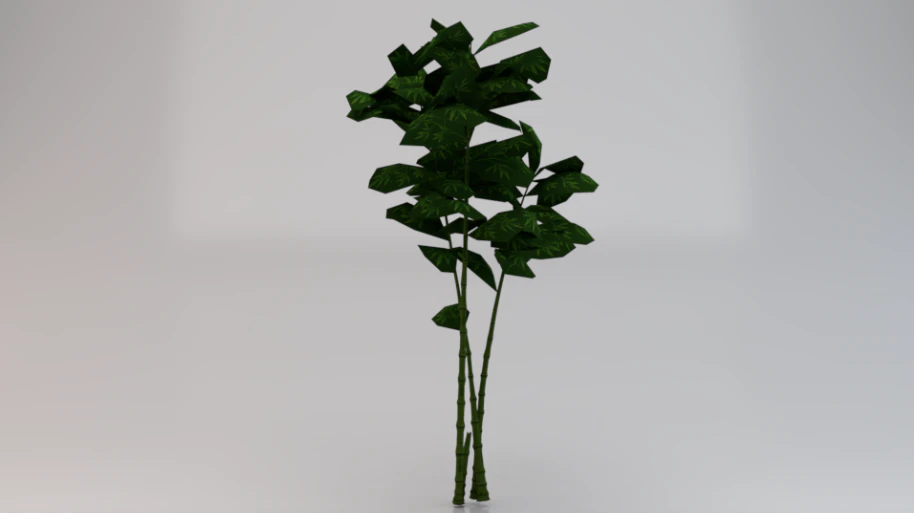 Bamboo Trees 3D Model .c4d .max .obj .3ds .fbx .stl .blend 