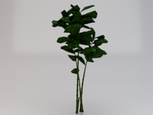 Bamboo Trees 3D Модель