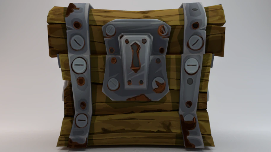 Chest 3D Model .c4d .max .obj .3ds .fbx .stl .blend 