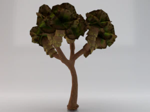 Woestijnboom 3D Model