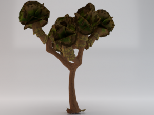 Desert Tree 3D Model