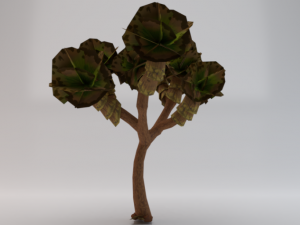 Desert Tree 3D Model