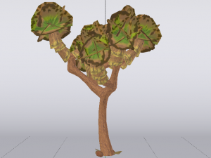 Desert Tree 3D Model