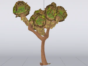 Woestijnboom 3D Model