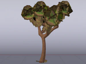 Woestijnboom 3D Model